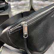 Saint Laurent Logo Leather Belt Bag Size 26x12.5x7.5cm - 3