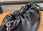Loewe Flamenco Purse Bag In Mellow Nappa Lambskin Black 30x20x10.5cm - 6