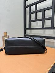 Loewe Flamenco Purse Bag In Mellow Nappa Lambskin Black 30x20x10.5cm - 4