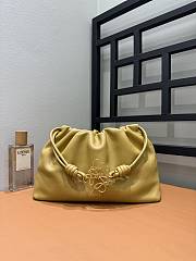 Loewe Flamenco Purse Bag In Mellow Nappa Lambskin Yellow 30x20x10.5cm - 4