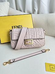 Fendi Baguette Light Pink Nappa Leather Bag 27x15x6cm - 1