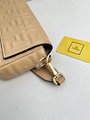 Fendi Baguette Beige Nappa Leather Bag 27x15x6cm - 3