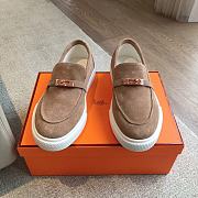 Hermes Game Slip-on Sneaker Beige - 3