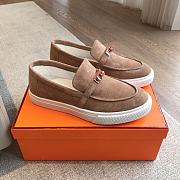 Hermes Game Slip-on Sneaker Beige - 1