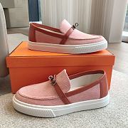 Hermes Game Slip-on Sneaker Pink - 4