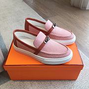 Hermes Game Slip-on Sneaker Pink - 3