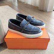 Hermes Game Slip-on Sneaker Blue - 6