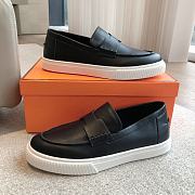 Hermes Ike Slip-on Sneaker Black - 6