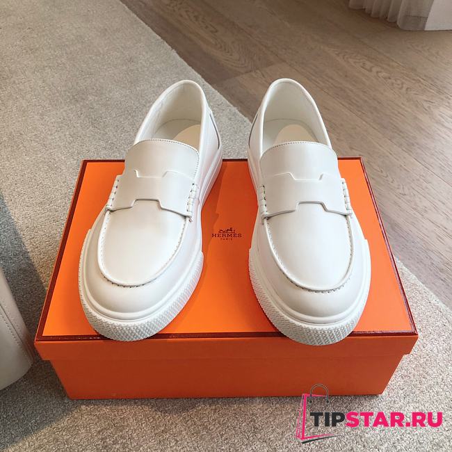 Hermes Ike Slip-on Sneaker White - 1