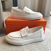 Hermes Ike Slip-on Sneaker White - 6