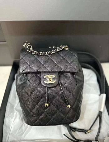 Chanel Urban Spirit backpack Caviar 23x21x15.5cm