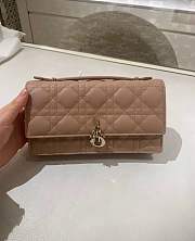 Mini Miss Dior Bag Scarlet Beige 21x11.5x4.5cm - 1