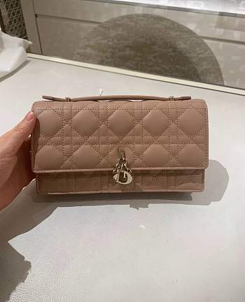 Mini Miss Dior Bag Scarlet Beige 21x11.5x4.5cm