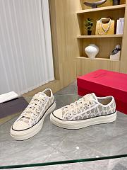 Valentino Garavani Toile Iconographe Totaloop Low-Top Sneaker White - 1