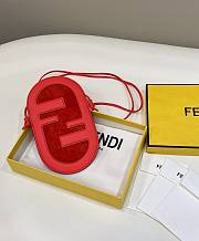 Fendi O'Lock Phone Pouch Red - 3