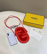 Fendi O'Lock Phone Pouch Red - 5
