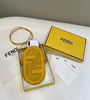 Fendi O'Lock Phone Pouch Yellow - 4