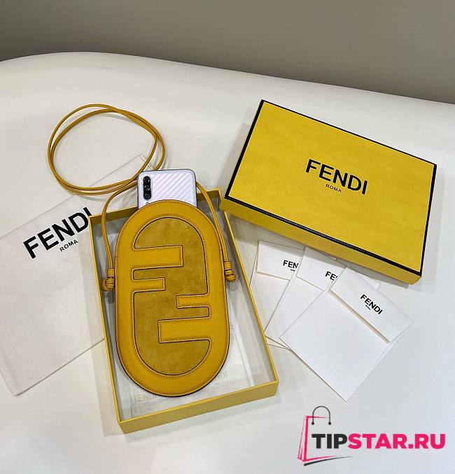 Fendi O'Lock Phone Pouch Yellow - 1