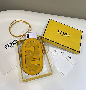 Fendi O'Lock Phone Pouch Yellow
