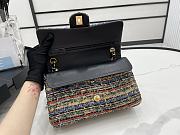 Chanel Classic Flap Bag in Cotton Tweed Multicolor 25cm 20543 - 5