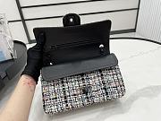 Chanel Classic Flap Bag in Cotton Tweed Multicolor 25cm 20555 - 6