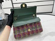 Chanel Classic Flap Bag in Cotton Tweed Multicolor 25cm 20557 - 6