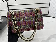 Chanel Classic Flap Bag in Cotton Tweed Multicolor 25cm 20557 - 4