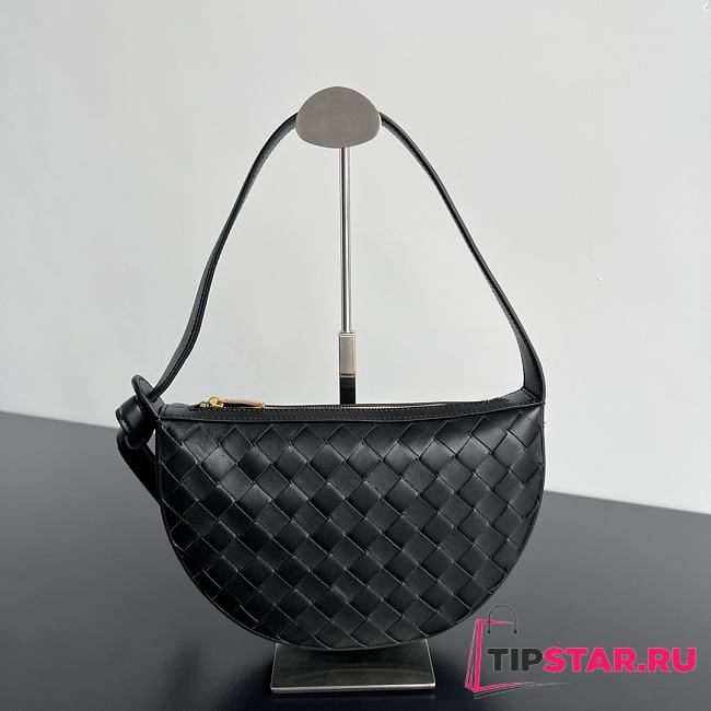 Bottega Veneta Mini Sunrise Black 23x15x4cm - 1