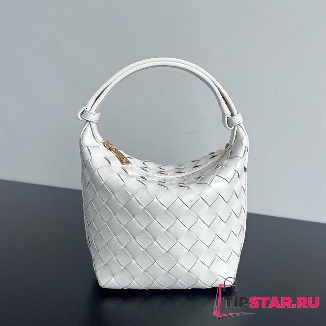 Bottega Veneta Candy Wallace White 17x13.5x11.5cm - 1