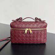 Bottega Veneta Bang Bang Vanity Case Cherry 22x12.5x5cm - 1