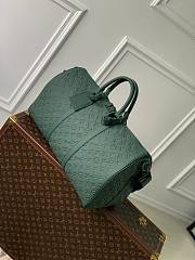 LV Keepall Bandoulière 50 Dark Green M24440 50x29x23cm - 2