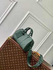 LV Keepall Bandoulière 25 Dark Green M24432 25x15x11cm - 3