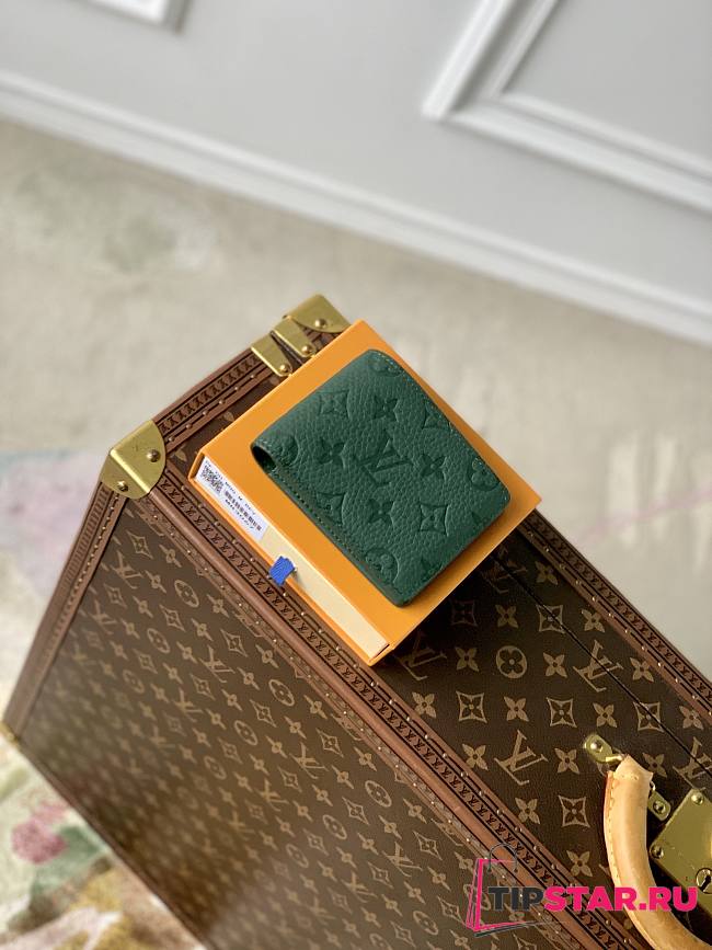 LV Multiple Wallet Monogram Taurillon Leather LG M83055 11.5x9x1.5 cm - 1