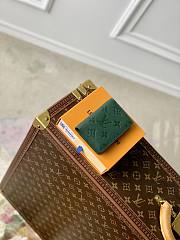 LV Pocket Organizer Monogram Taurillon Leather LG M83067 7.5x11.1x1cm - 3