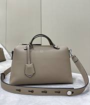 Fendi By The Way Medium Dove Gray Calfskin Bag 27x13x15cm - 5