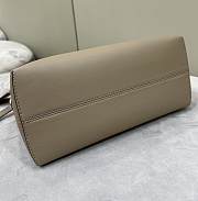 Fendi By The Way Medium Dove Gray Calfskin Bag 27x13x15cm - 4