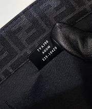Fendi FF Motif Jacquard Tote Bag Black 42x18x36.5cm - 3