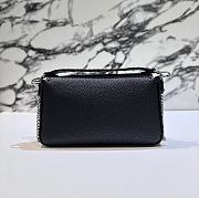 Fendi Baguette Mini Acid Black Selleria Bag 20x13x5cm - 4