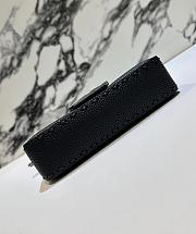 Fendi Baguette Mini Acid Black Selleria Bag 20x13x5cm - 6