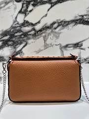 Fendi Baguette Mini Acid Gold Selleria Bag 20x13x5cm - 5