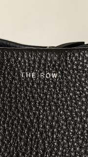 The Row Small N/S Park Tote in Leather Black 25x22x12cm - 4