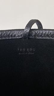 The Row Small N/S Park Tote in Leather Black 25x22x12cm - 5