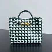 Bottega Veneta Small Andiamo Shoulder Bag Green 25x20x10cm - 1