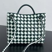 Bottega Veneta Small Andiamo Shoulder Bag Green 25x20x10cm - 4