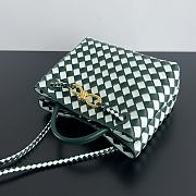 Bottega Veneta Small Andiamo Shoulder Bag Green 25x20x10cm - 3