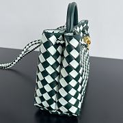 Bottega Veneta Small Andiamo Shoulder Bag Green 25x20x10cm - 2