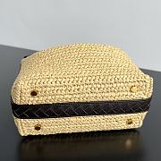 Bottega Veneta Mini Wallace Raffia Crochet 20x13x9.5cm - 3