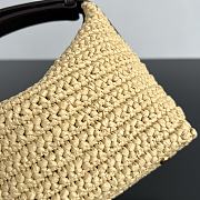 Bottega Veneta Mini Wallace Raffia Crochet 20x13x9.5cm - 2