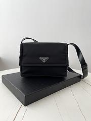 Prada Small Padded Re-Nylon Shoulder Bag 23×16×11cm - 1