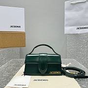 Jacquemus Le Bambino Small Flap Bag Dark Green 18x6x7cm - 4